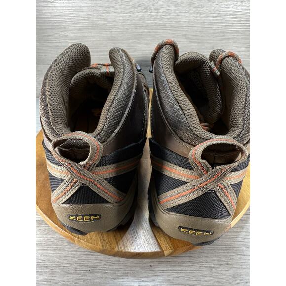 KEEN Flint Mid Steel Toe Utility Boots Shiitake/Rust Men’s 10D - Picture 6 of 11